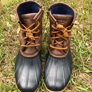 Girls Sperry SaltWater Boots